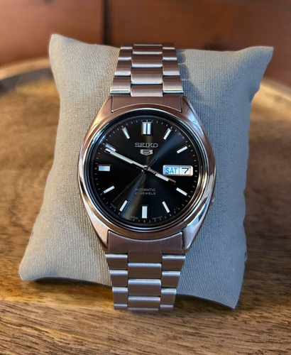 SEIKO 5 SNXS79J1 Reloj Automático Hombre|Negro |NUEVO & OVp - Imagen 3 de 15