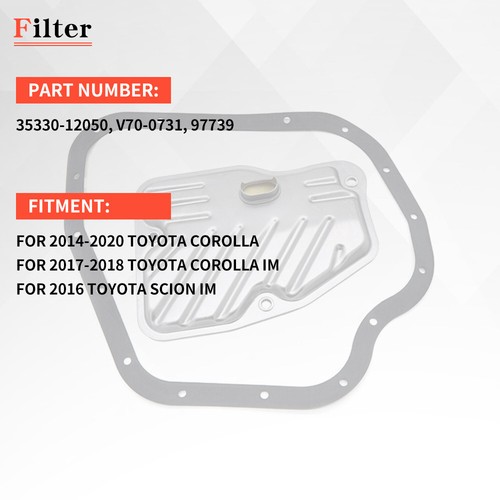Filtro de transmisión CVT para automóvil colador y junta se adapta a Toyota Corolla 2014-2020 1,8 L - Imagen 2 de 10