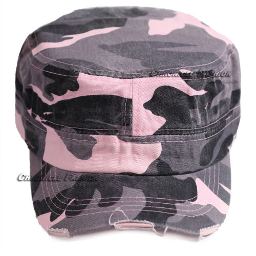Cadet Hat Army Castro Cap Adjustable Baseball Distressed Plain Solid Men Hat - Picture 25 of 26
