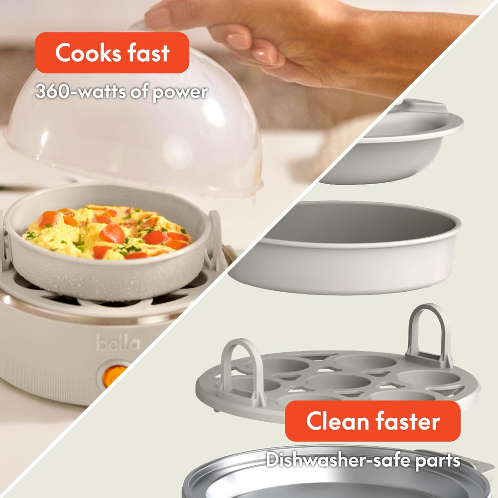 7-Capacity Electric Egg Cooker for Poached Scrambled Boiled Eggs 7-Capacity Electric Egg Cooker for Poached Scrambled Boiled Eggs