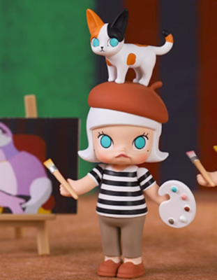 POP MART Molly Auction Series Confirmed Blind Box Figure Toy Art
