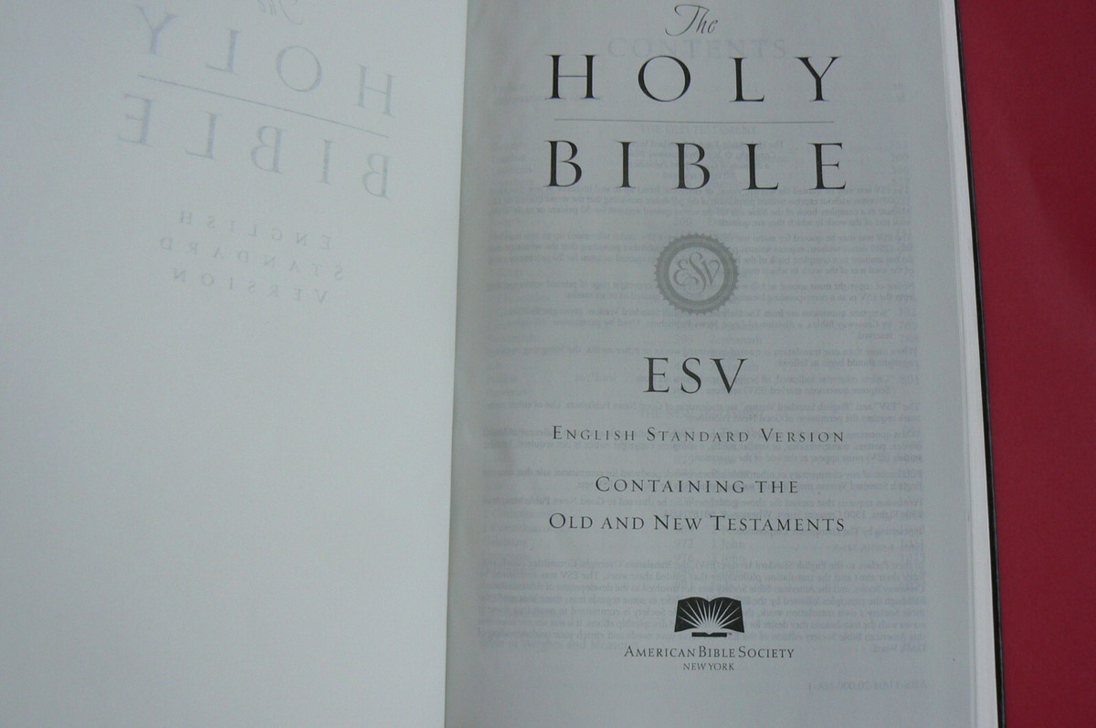 The Holy Bible,ESV English Standard Version,Black HC