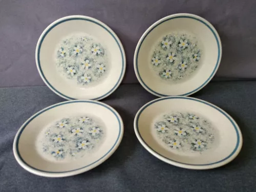 Vintage Lenox Temperware Dewdrops Pattern 6 3/8" B&B/Side Plates - Set of 4 