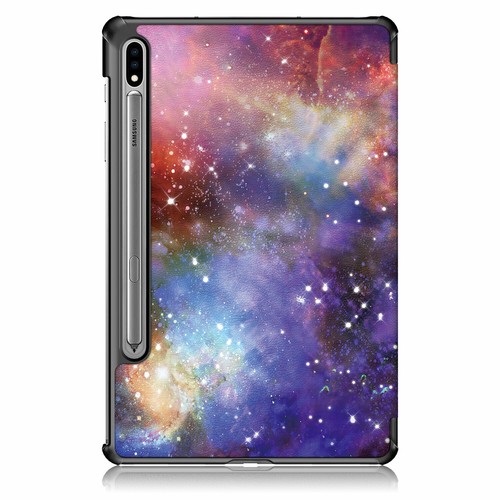 Funda inteligente con soporte triple de cuero para Samsung Galaxy Tab S7 S8+ S9+ S9 FE+ - Imagen 68 de 114