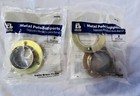 NEW Lot Of 2 (2 Per Package) IN PACKAGE Satin Brass Metal Rod / Pole Support