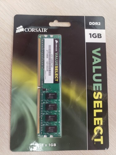 Corsair Value Select 1GB PC2-5300 DDR2-667MHz (VS1GB667D2) Dual Rank DIMM Memor - Picture 1 of 3