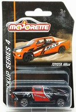 Majorette Toyota Hilux Revo Series 4 Black Red 1:58 (3") in Long Package