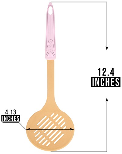 Skimmer Spoon for Kitchen - Fine Cooking Mesh Skimmer Strainer - Long Handle ... - Picture 2 of 3