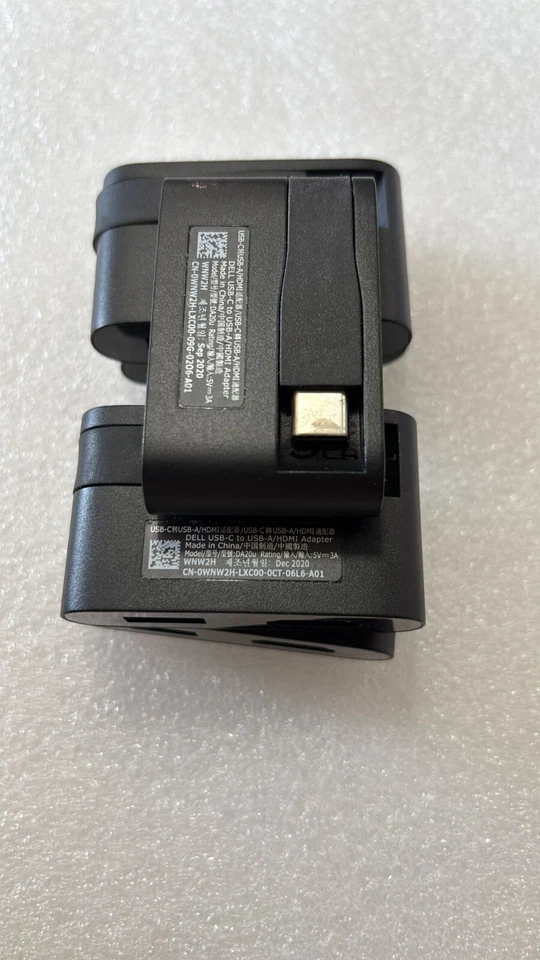 5X For Dell DA20 USB Type-C Adapter HDMI / USB WNW2H XPS Adapter multi-port - Изображение 2 из 2