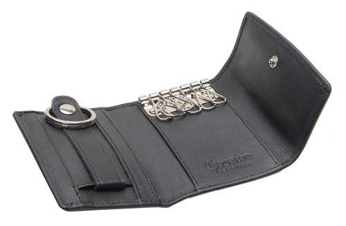 Esquire Logo Key Case Schlüsselmäppchen Schlüsselanhänger Black schwarz Neu - 第 5/5 張圖片