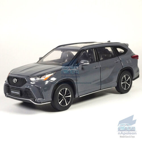 1:32 Toyota Highlander XSE Model Car Diecast Toy Vehicle Collection Gift Gray - Picture 3 of 12