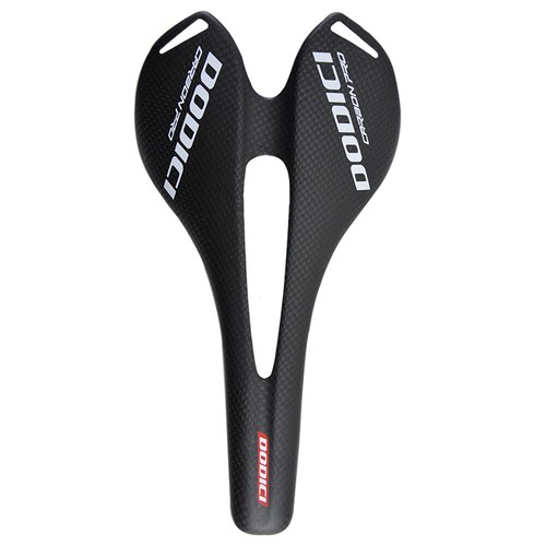 Ultralight Carbon Fiber Bicycle Saddle 7*7 Round Rail MTB Road Bike Seat 270*143 - Picture 5 of 13