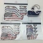 Vineyard Vines Set 12 Whale Stickers Fob Target Vinyl Patriotic Flags 3 Pak