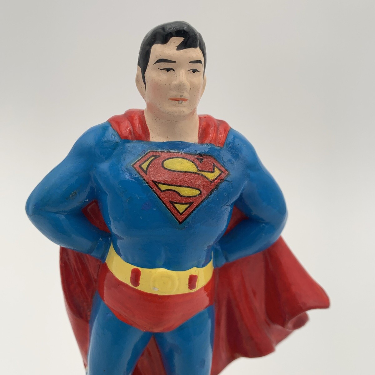 Vintage 1978 DC Comics Superman Ceramic Music Box Plays JC