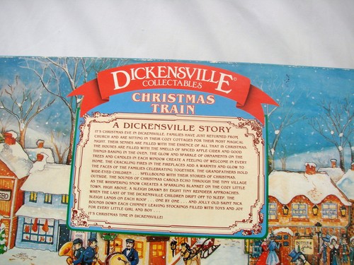 Vintage Dickensville Collectables Christmas Train Battery Operated by New Bright - Picture 6 of 6