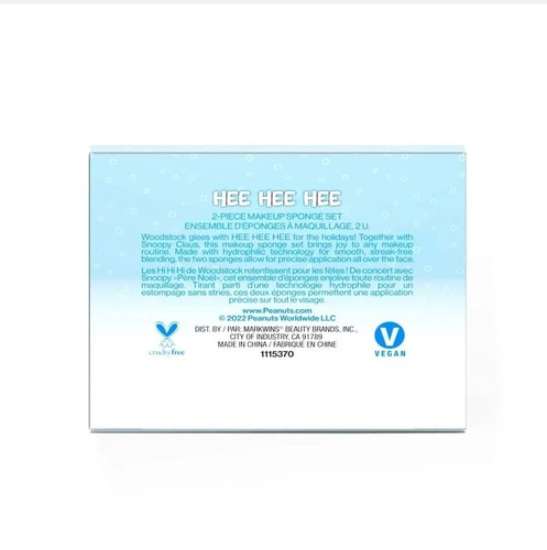 Peanut x Wet n Wild Collection Hee Hee Hee 2-Piece Makeup Sponge Set Ltd Edition - Picture 4 of 5