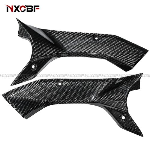 For 2017-2020 Yamaha R6 Carbon Fiber Dash Panel Lower Handle Inner Cover Fairing - Picture 1 of 5