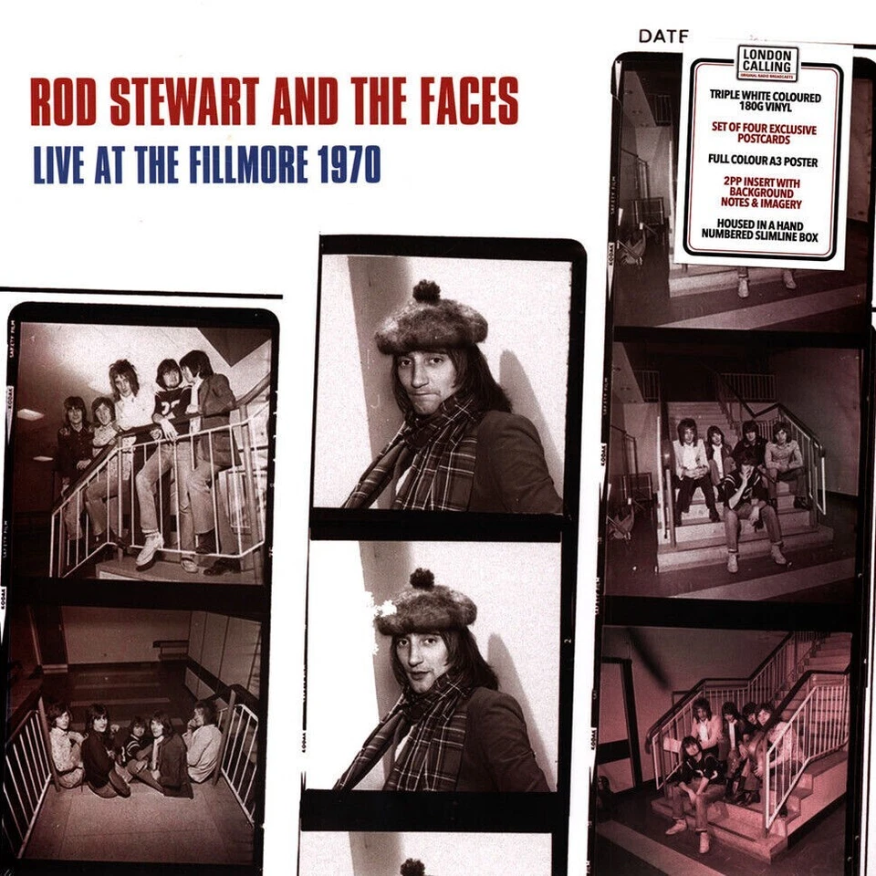Rod Stewart And The Faces, Live At The Fillmore 1970 (3 x180 White Vinyl Set)NEW - Image 2 of 2