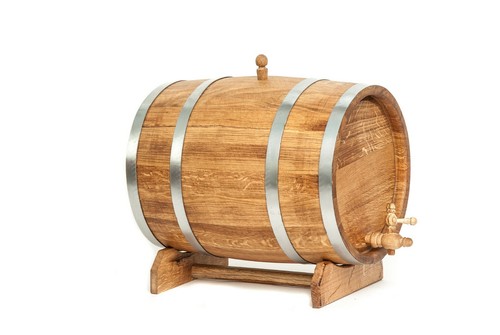 Holzfass 15 Liter Whiskyfass Eichenfass Weinfass Schnapsfass Fass  Bock und Hahn - Bild 6 von 9
