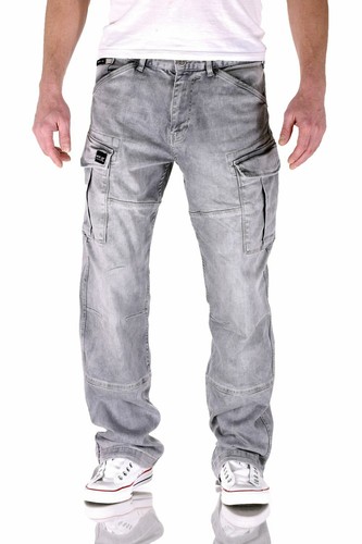 Big Seven Brian Cargo Herren Jeans Comfort Fit Hose - verschiedene Waschungen - Bild 5 von 28