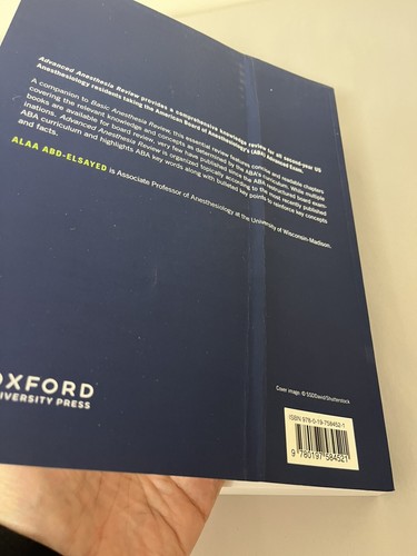 Advanced Anesthesia Review - Taschenbuch, von Abd-Elsayed Alaa - sehr gut - Bild 11 von 12