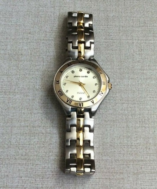 Pierre Cardin Two Tone Diamond Women S Watch Easy Read Dial Pcd4031c Brand For Sale Online Ebay