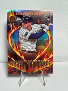 2024 Bowman Jasson Dominguez Rising Infernos Rookie Insert #RI-2 Yankees RC