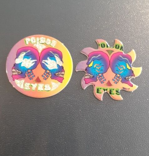 Poison Eyes POG 2er Set Pogs 90er Vintage - Bild 1 von 3