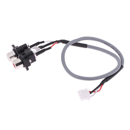 30CM Audio Signal Cable 2 RCA TO XH2.54MM-3PIN Audio Input Socket For Panel - Photo 8/12