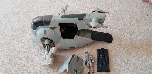 Slave 1 mit Boba Fett Figur Star Wars von Kenner 1980er! Vollständig! Original! - Bild 2 von 14