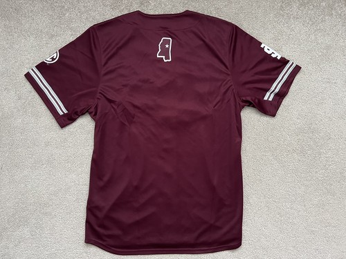 Adidas Mississippi State Bulldogs Baseball Jersey Maroon Men's Size XL [IN2016] - Picture 9 of 9