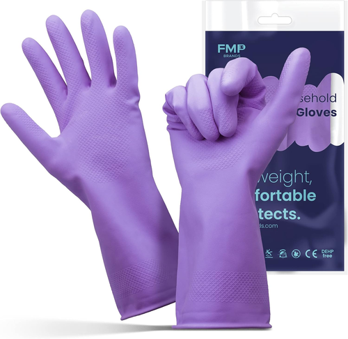 Pares de guantes de limpieza FMP Brands 3/6/12/60, guantes de goma impermeables para lavar - Imagen 9 de 12