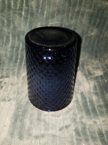 Blue Glass Tea Light Candle Holder - Picture 3 of 3