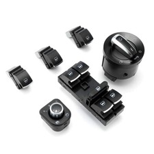 Lichtschalter Spiegel Set Fensterheberschalter Für VW EOS Golf Plus Golf V 1K1