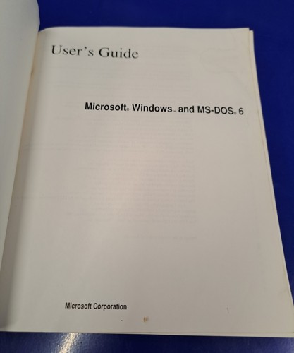Benutzerhandbuch, Microsoft Windows & MS-DOS 6; Taschenbuch Buch - Bild 4 von 4
