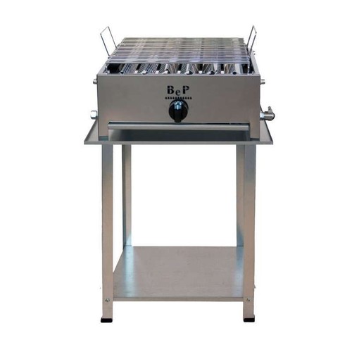 GRIGLIA BARBECUE B & P CERTIFICATA 1 FUOCO CON TAVOLO + COPERCHIO - Imagen 2 de 6