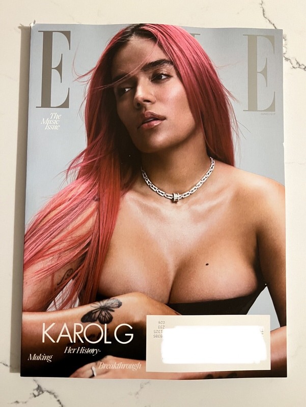 BRAND NEW ELLE MAGAZINE KAROL G JUNE 2023 THE MUSIC ISSUE