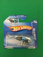 2009 Hot Wheels #107 HW City Works KILLER COPTER Chrome SHORT CARD B 52