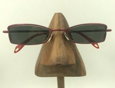 Vintage Klik 243 682 Purple Pink Metal Rectangle Sunglasses FRAMES ONLY