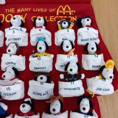 2001マクドナルドハッピーセット スヌーピータペストリー ぬいぐるみ28