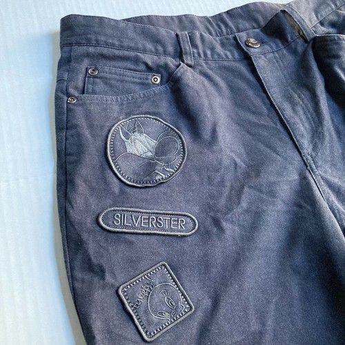 Warner Brothers Golf WB Looney Tunes Pants Womens Medium 31x29 Charcoal Stretch - Picture 7 of 9