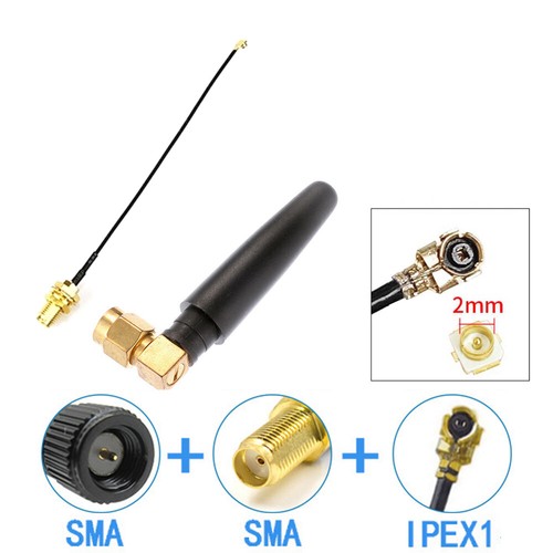 WiFi Pigtail RP-SMA IPEX 3DBI WLAN Antenne Router 2.4GHz 5.8GHz PC WiFi Antenne - Afbeelding 2 van 10