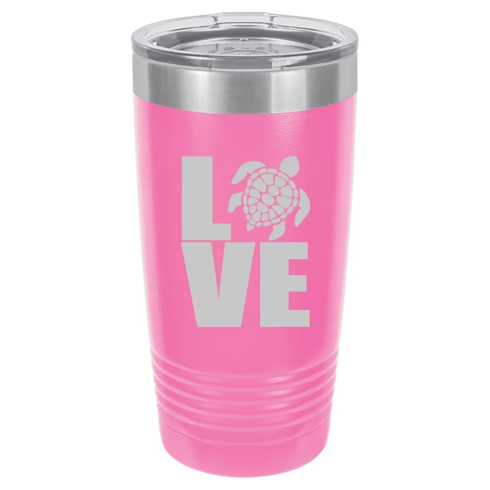 Tumbler 20oz 30oz Travel Mug Cup Insulated Stainless Steel LOVE Sea Turtle Tumbler 20oz 30oz Travel Mug Cup Insulated Stainless Steel LOVE Sea Turtle