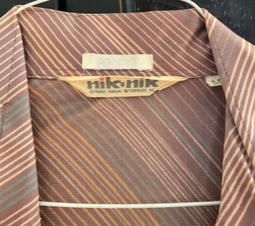 Camicia uomo vintage anni 70 NIK NIK Pop Art Disco made in Italy taglia media - EXC - Foto 6 di 9