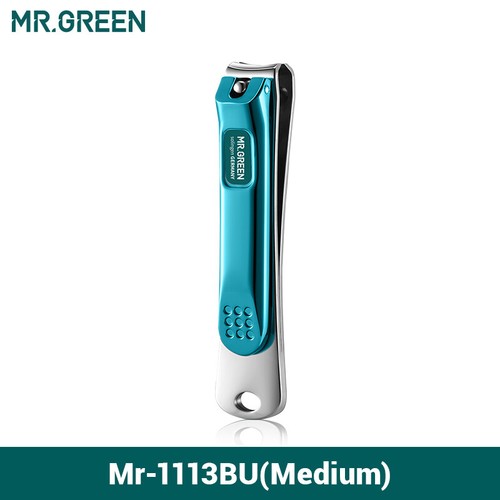 Juego de cortaúñas de acero inoxidable MR.GREEN con hoja curva, tijeras y uñas - Imagen 25 de 26
