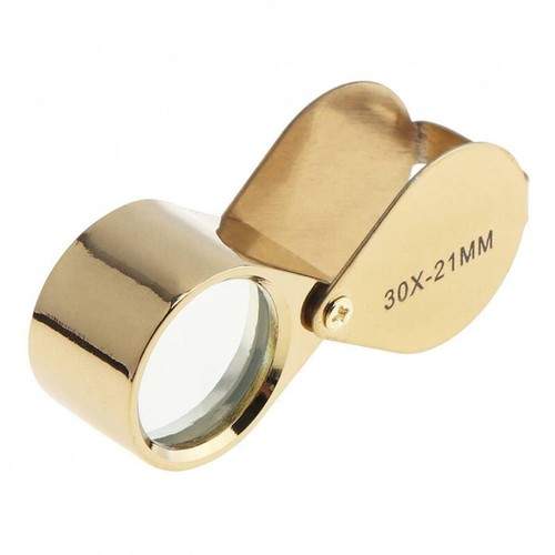 30 Fach Schmuck Vergrösserungslupe Einschlaglupe 30 x 21mm Juwelier Lupen RF - Bild 11 von 11