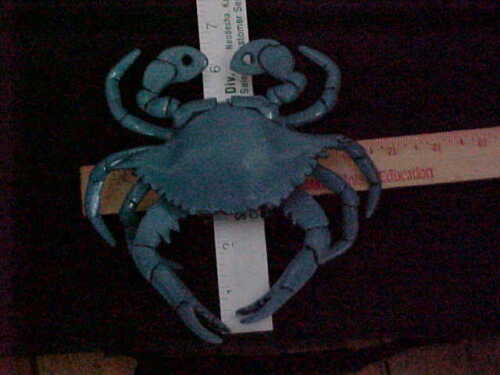 (3)-Blue Orange crab,door knocker,cigar snuffer,crab mallet or candle holder - Picture 5 of 12