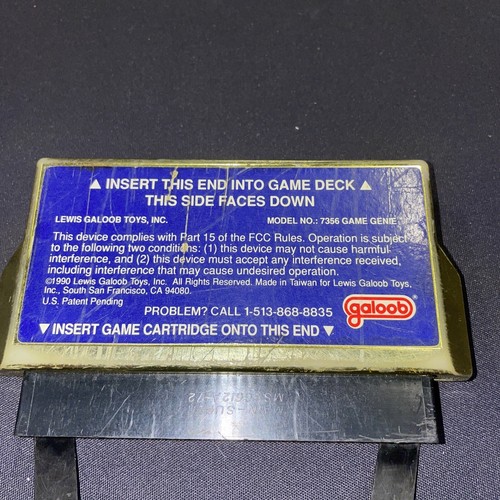 NES Nintendo Game Genie Video Game Enhancer / Not Tested - Picture 4 of 4