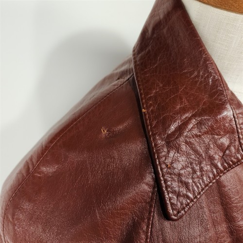Chaqueta De Colección Gian Marco Cuero Cremallera Completa Para Hombre M/L - Imagen 2 de 12