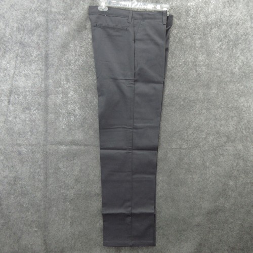 Dickies Boys Flat Front Pants 18 Husky Charcoal Gray Classic Fit Straight LegNew - Picture 7 of 11